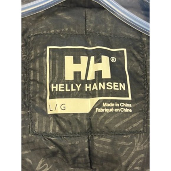 Helly Hansen Black Long Sleeve High Neck Full Zip Pocket Insulated jacket Size L - Picture 5 of 8